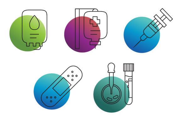 Medicine Medical Illustration Gradient Graphics and Icons