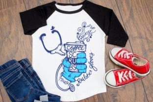 Nurse Coffee Scrub and Rubber Groves Graphics
