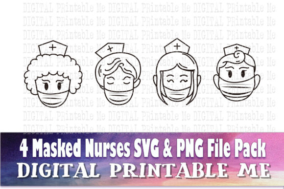 Nurse Wearing Mask Bundle: Graphics for Real Projects