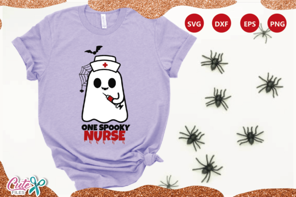 One Spooky Nurse Ghost Halloween