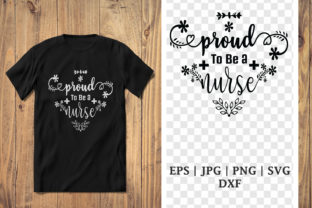 Proud to Be a Nurse Typography